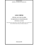 Giáo trình Quản trị tài chính (Ngành: Quản trị kinh doanh - Cao đẳng) - Trường Cao đẳng Xây dựng số 1