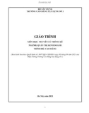 Giáo trình Nguyên lý thống kê (Ngành: Quản trị kinh doanh - Cao đẳng) - Trường Cao đẳng Xây dựng số 1