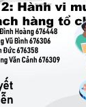 Bài thuyết trình: Hành vi mua của khách hàng tổ chức