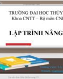 Bài giảng Lập trình nâng cao: Chương 2 - Lý Anh Tuấn