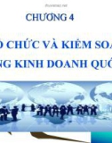 Bài giảng Quản trị kinh doanh quốc tế: Chương 4