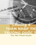 Bài giảng Kinh doanh quốc tế: Chương 4 - ThS. Mai Thanh Huyền