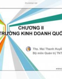 Bài giảng Kinh doanh quốc tế: Chương 2 - ThS. Mai Thanh Huyền