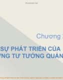 Bài giảng môn Quản trị học - Chương 2: Sự phát triển của những tư tưởng quản trị