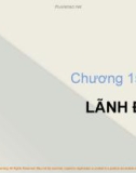 Bài giảng môn Quản trị học - Chương 15: Lãnh đạo