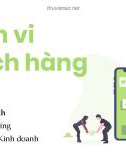 Bài giảng Hành vi khách hàng: Chương 5 - ThS. Nguyễn Nguyên Phong