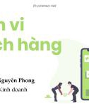 Bài giảng Hành vi khách hàng: Chương 1 - ThS. Nguyễn Nguyên Phong