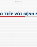 Bài giảng Giao tiếp với bệnh nhân