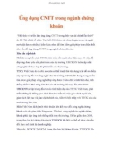 Ứng dụng CNTT trong ngành chứng khoán