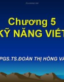 Bài giảng Giao tiếp trong kinh doanh: Chương 5 - PGS.TS. Đoàn Thị Hồng Vân