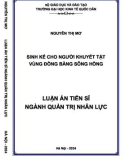 Luận án Tiến sĩ Quản trị nhân lực: Sinh kế cho người khuyết tật vùng Đồng bằng sông Hồng