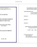 Tóm tắt Luận án Tiến sĩ Kinh tế phát triển: Phát triển tập đoàn kinh tế tư nhân ở Việt Nam