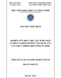 Tóm tắt Luận án Tiến sĩ Hóa học: Nghiên cứu điều chế, các tính chất lý hóa và định hướng ứng dụng của vật liệu carbon biến tính từ rơm