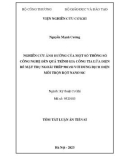 Tóm tắt Luận án Tiến sĩ Kỹ thuật: Nghiên cứu ảnh hưởng của một số thông số công nghệ đến quá trình gia công tia lửa điện bề mặt trụ ngoài thép 90CrSi với dung dịch điện môi trộn bột nano SiC