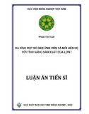 Luận án Tiến sĩ Chăn nuôi: Đa hình một số gen ứng viên và mối liên hệ với tính năng sản xuất của lợn Ỉ