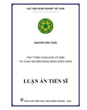 Luận án Tiến sĩ Kinh tế nông nghiệp: Phát triển chăn nuôi vịt biển tại vùng ven biển đồng bằng sông Hồng