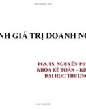 Bài giảng Định giá trị doanh nghiệp - ĐH Thương mại