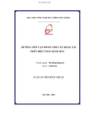 Luận án Tiến sĩ Kỹ thuật: Hướng tiếp cận SWOT cho cân bằng tải trên điện toán đám mây