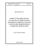 Luận án Tiến sĩ Y học: Nghiên cứu đặc điểm lâm sàng, cận lâm sàng, xác định gen kháng macrolide của Bordetella pertussis và kết quả điều trị bệnh nhi ho gà tại Bệnh viện Nhi Trung ương