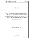 Luận án Tiến sĩ Y học: Dịch tễ lâm sàng, biến thể gen Thalassemia gây tan máu bẩm sinh ở các cặp vợ chồng đến khám tại Bệnh viện Phụ sản Trung ương và kết quả ứng dụng trí tuệ nhân tạo trong sàng lọc trước sinh