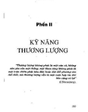 Thương lượng trong kinh doanh - Kỹ năng giao tiếp: Phần 2