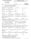 Đề thi học kì 2 môn Toán lớp 11 năm 2023-2024 - Trường THPT Lê Hồng Phong, Quảng Nam