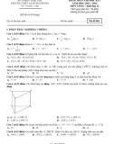 Đề thi học kì 2 môn Toán lớp 11 năm 2023-2024 - Trường THPT Lê Hồng Phong, Đắk Lắk