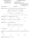 Đề thi KSCL ôn thi tốt nghiệp THPT môn Toán năm 2024 - Trường THPT Chu Văn An