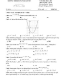 Đề thi học kì 2 môn Toán lớp 10 năm 2023-2024 - Trường THPT Lương Ngọc Quyến, Thái Nguyên