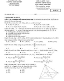 Đề thi học kì 2 môn Toán (chuyên) lớp 11 năm 2023-2024 có đáp án - Trường THPT Chuyên Hùng Vương, Phú Thọ
