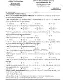Đề thi học kì 2 môn Toán lớp 10 năm 2023-2024 có đáp án - Trường THPT Chuyên Hùng Vương, Phú Thọ
