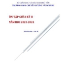 Đề cương ôn tập giữa học kì 2 môn Hóa lớp 10 năm 2023-2024 - Trường THPT Chuyên Lương Văn Chánh, Phú Yên