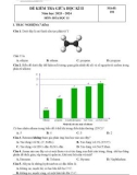 Đề thi giữa học kì 2 môn Hóa học lớp 11 năm 2023-2024 - THPT Thống Nhất A, Đồng Nai