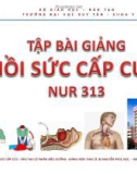 Tập bài giảng Hồi sức cấp cứu (NUR 313): Đánh giá và xử trí trong cấp cứu ban đầu - ThS. BS. Nguyễn Phúc Học