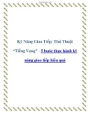 Kỹ Năng Giao Tiếp: Thủ Thuật 'Tiếng Vọng' - 5 bước thực hành kỹ năng giao tiếp hiệu quả