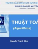 Bài giảng Thuật toán: Chương 3 - GV. Nguyễn Thanh Cẩm