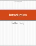 Lecture Java Programming Language: Introduction - Ho Dac Hung