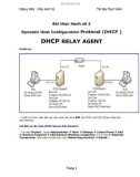 Bài thực hành số 2 Dynamic Host Configuration Protocol (DHCP )