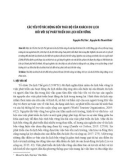 Các yếu tố tác động đến thái độ của khách du lịch đối với sự phát triển du lịch bền vững