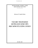 Tài liệu tham khảo hướng dẫn sinh viên học Kinh tế lượng cơ bản