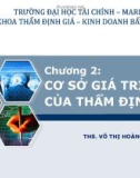 Bài giảng Nguyên lý thẩm định giá: Chương 2 - ThS. Võ Thị Hoàng Vi