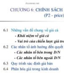 Bài giảng Marketing: Chương 6 - Nguyễn Quang Tuấn