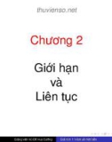 Bài giảng Vi tích phân hàm số một biến: Chương 2 - Vũ Đỗ Huy Cường