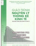 Giáo trình Nguyên lý thống kê kinh tế - Ứng dụng trong kinh doanh và kinh tế: Phần 1