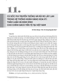 Cú sốc phi truyền thống và rủi ro lây lan trong hệ thống ngân hàng Hoa Kỳ: Thảo luận và định hình cho chính sách tiền tệ tại Việt Nam