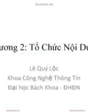 Bài giảng Tương tác người máy: Chương 2 - Lê Quý Lộc