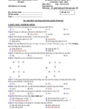 Đề thi giữa học kì 1 môn Hóa học lớp 11 năm 2023-2024 - Trường THPT Trần Quốc Tuấn, Kon Tum