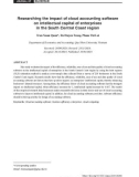 Nghiên cứu ảnh hưởng của phần mềm kế toán đám mây tới Nguồn lực trí tuệ của doanh nghiệp vùng Duyên hải Nam Trung Bộ