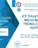 Báo cáo khoa học: Kỹ thuật khảo sát mạch máu nội sọ trong chụp cộng hưởng từ