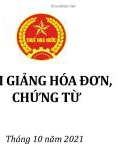 Bài giảng Hóa đơn, chứng từ Thuế nhà nước